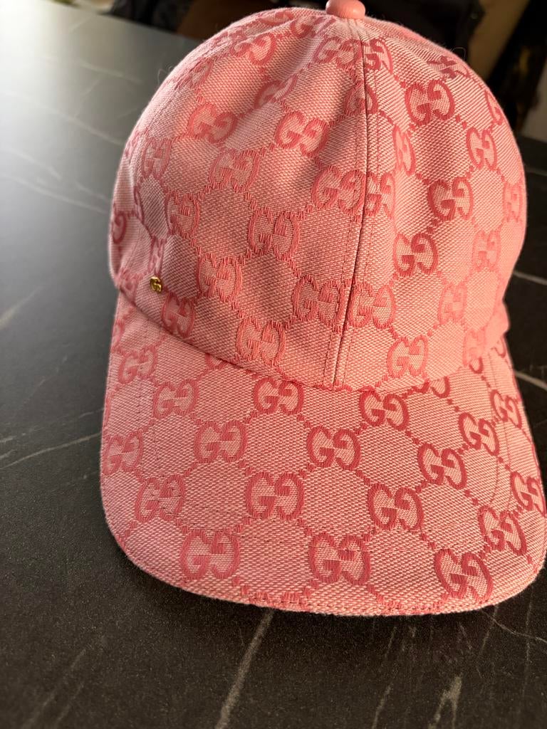 Gucci Pet Roze - Nieuwstaat, Kleding | Dames, Hoeden en Petten, Ophalen of Verzenden, Zo goed als nieuw, One size fits all, Pet