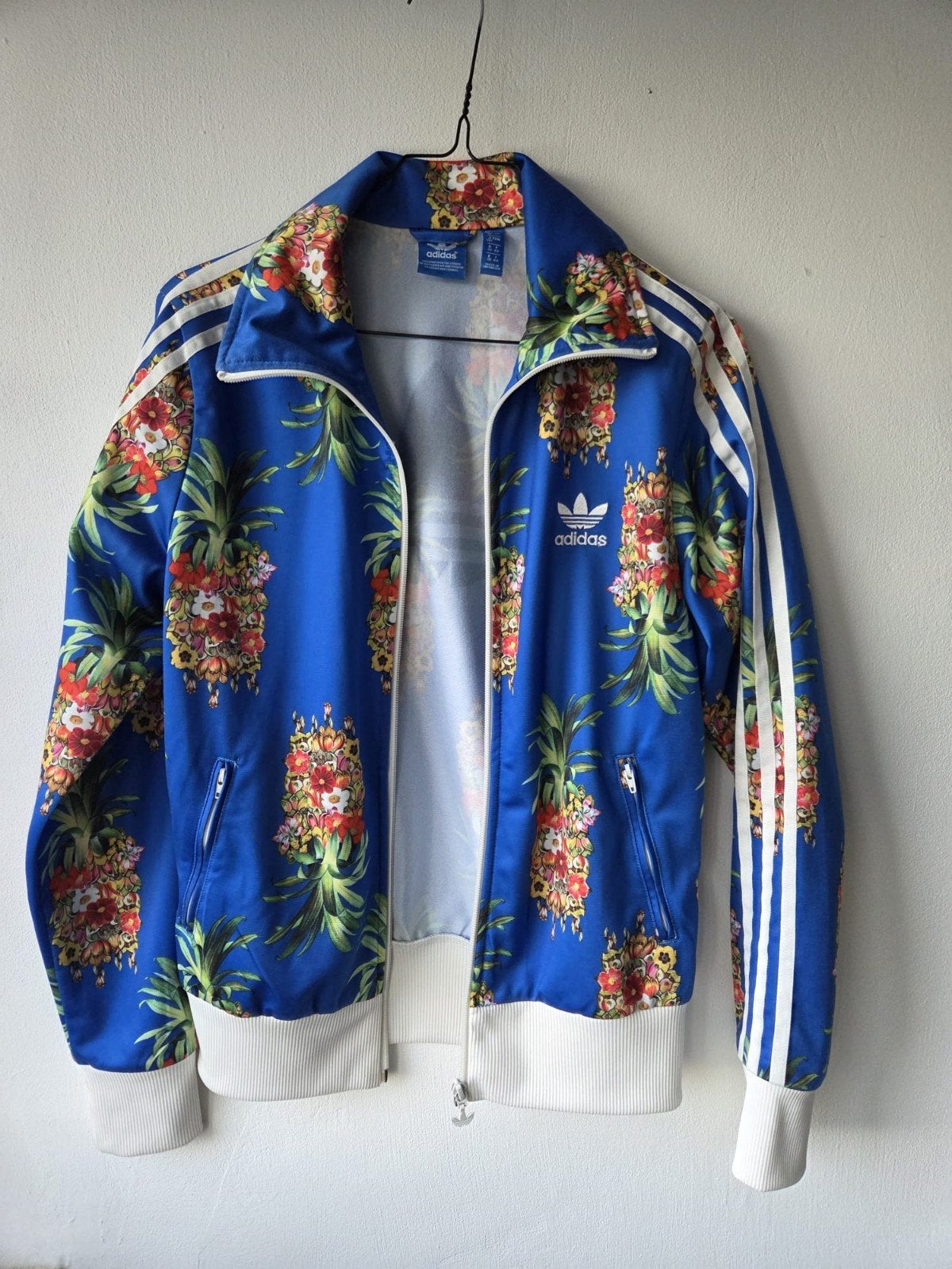 Adidas trainingsjack, Kleding | Dames, Sportkleding, Maat 38/40 (M), Ophalen of Verzenden, Zo goed als nieuw, Blauw