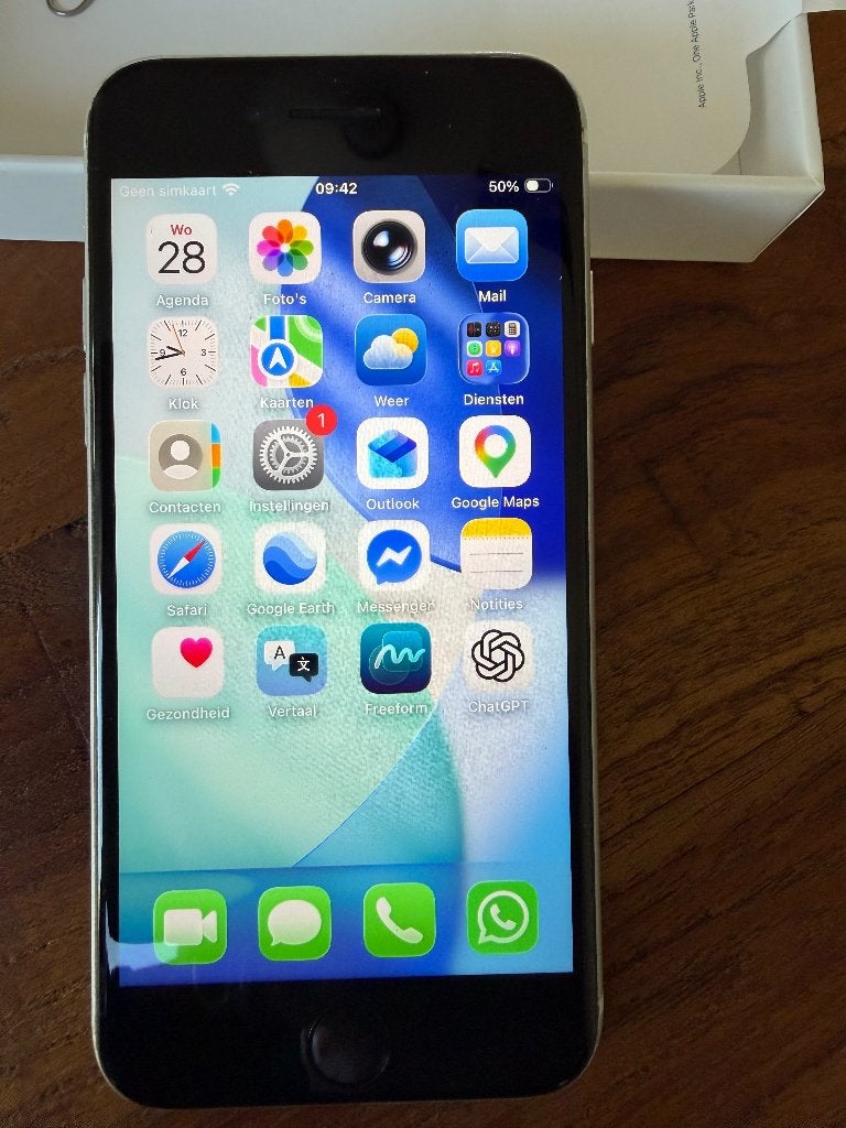 iPhone SE, Telecommunicatie, Ophalen, Wit, Zo goed als nieuw, 64 GB