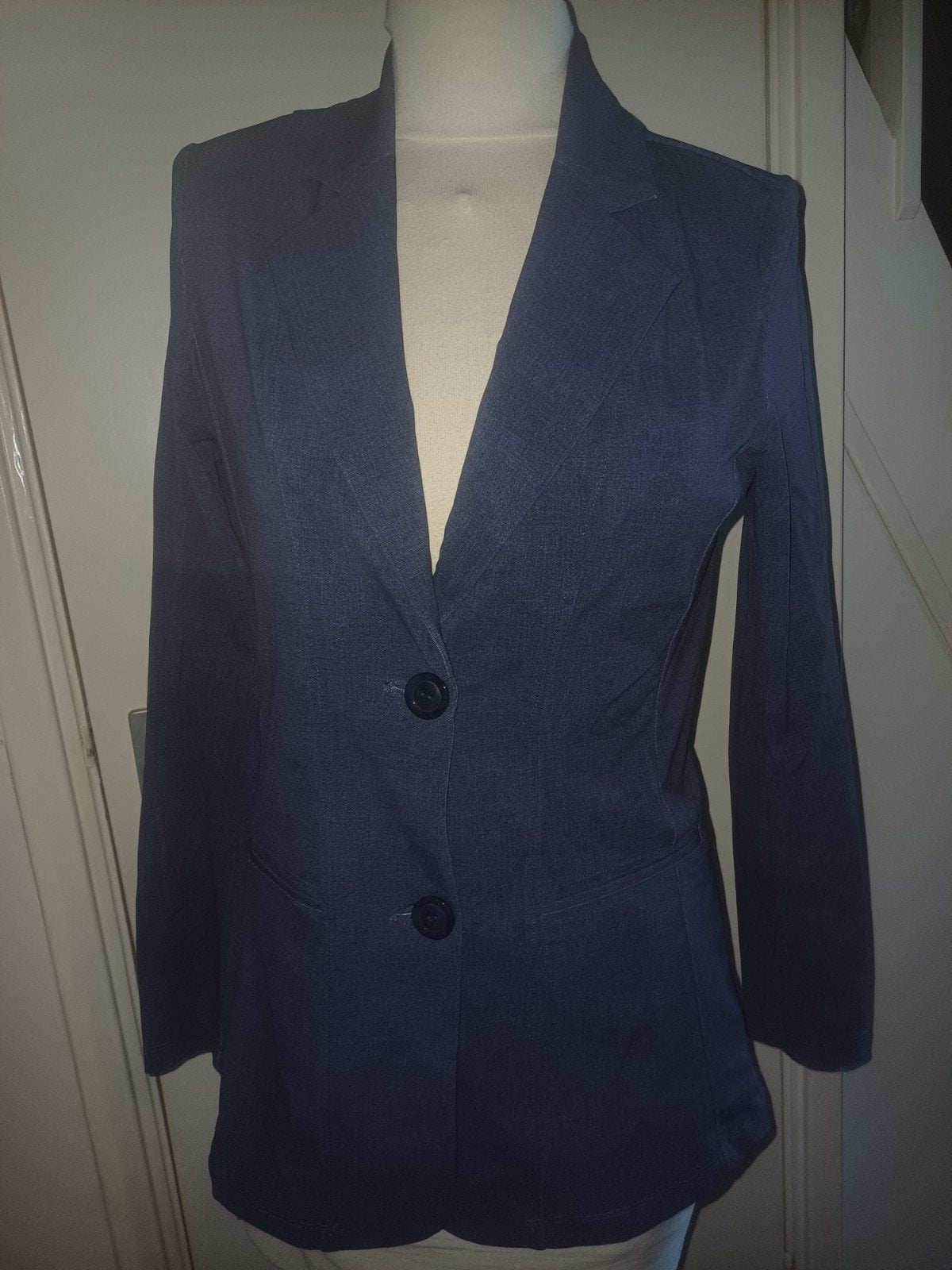 Mi Piace Travel Midlang Blazer - Blauw Jeans Maat S, Mp, Blauw, Nieuw, Ophalen of Verzenden