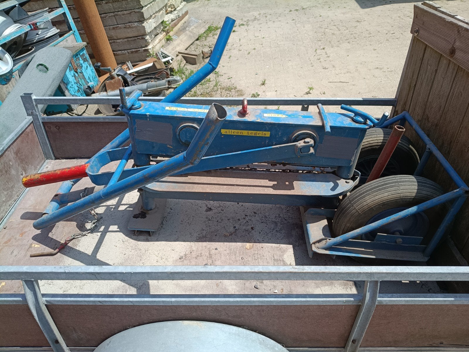 Stenenknipper ruwterrein knipper GROOT, Ophalen, Gebruikt