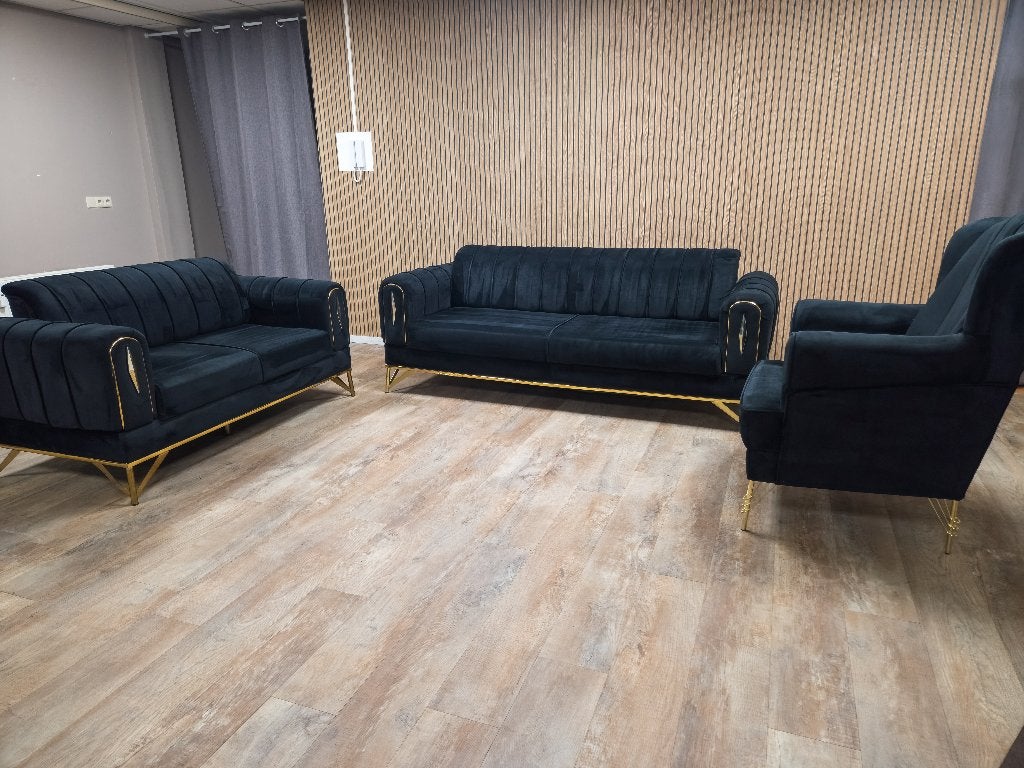 Zeer Mooi LUXE Antraciet 1-2-3 Zits Banken, Info@banxtel.nl, Overige maten, Hoekbank, Hoekbank