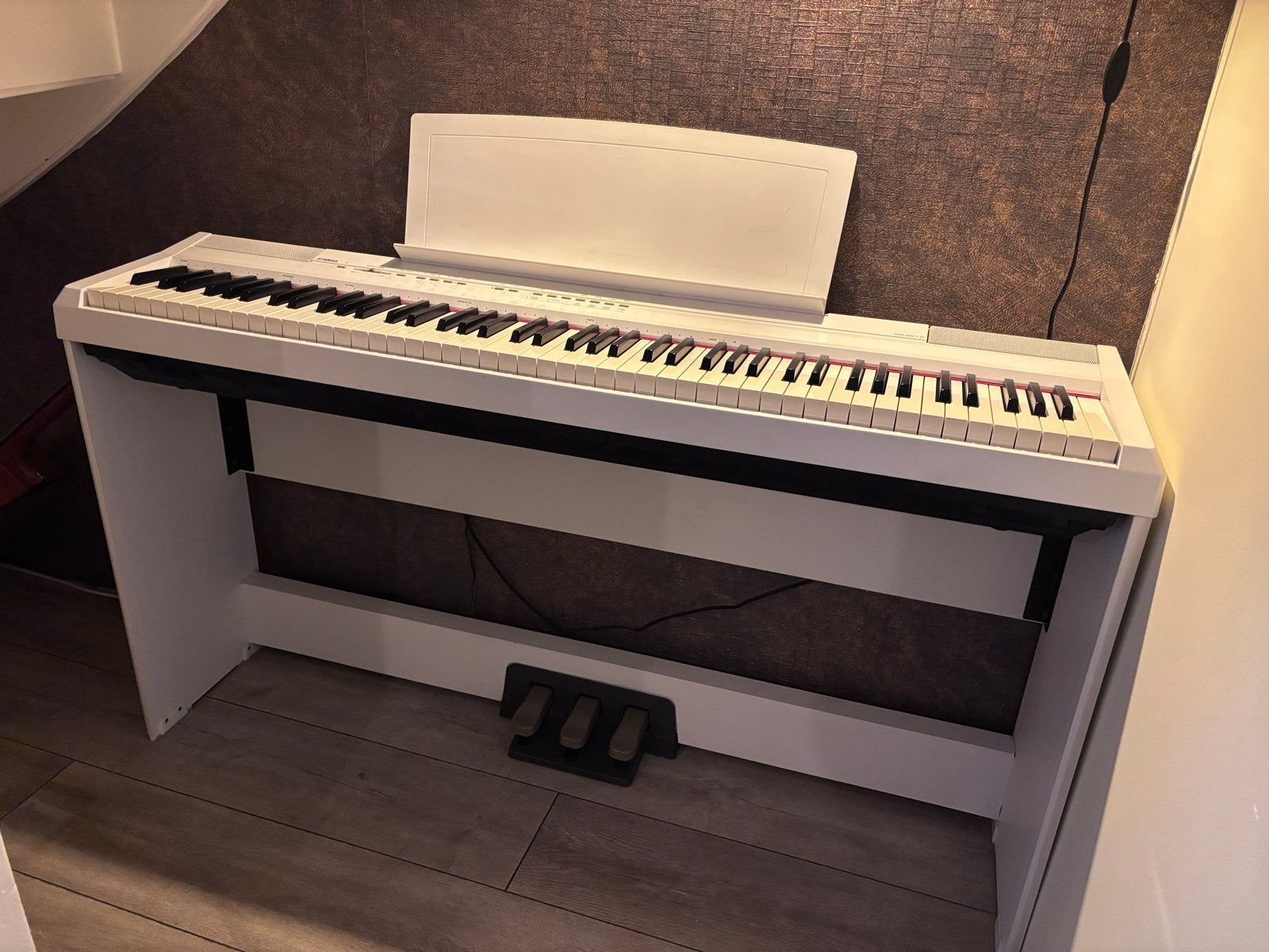Yamaha P-105 Digitale Piano - Wit, Ophalen, Gebruikt, Wit, Digitaal