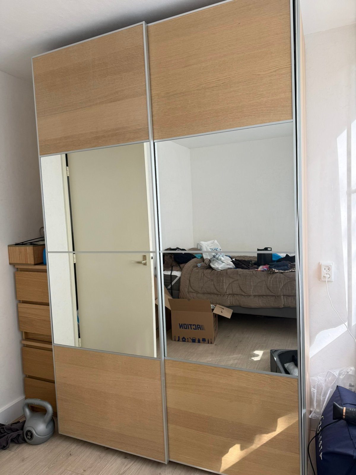 Ikea pax kast met schuifdeuren 150 x 236, Huis en Inrichting, Kasten | Kledingkasten, Gebruikt, 200 cm of meer, 150 tot 200 cm