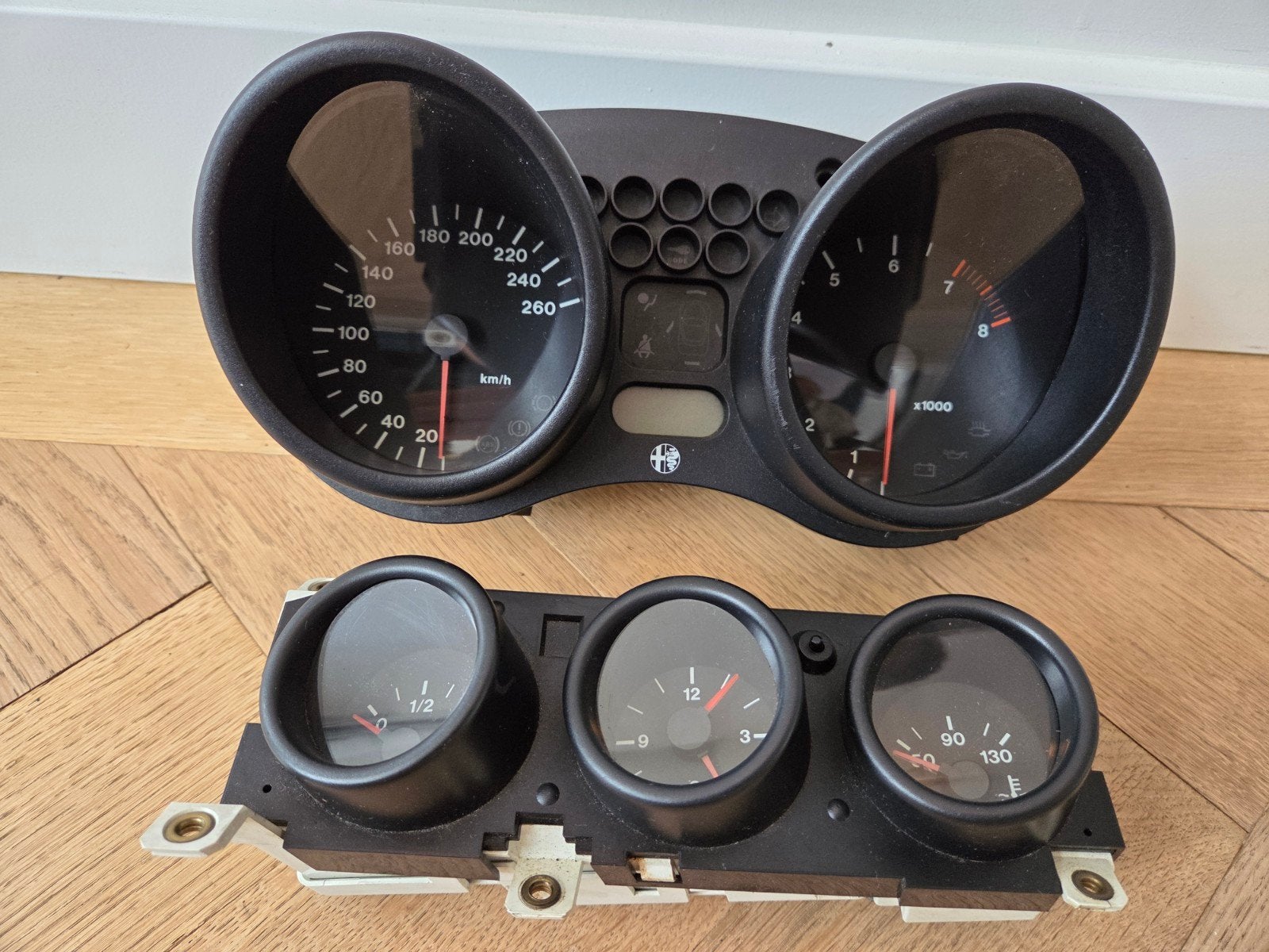 Alfa 916 GTV / Spider ph1 tellerpanelen, Ophalen of Verzenden, Gebruikt, Alfa Romeo
