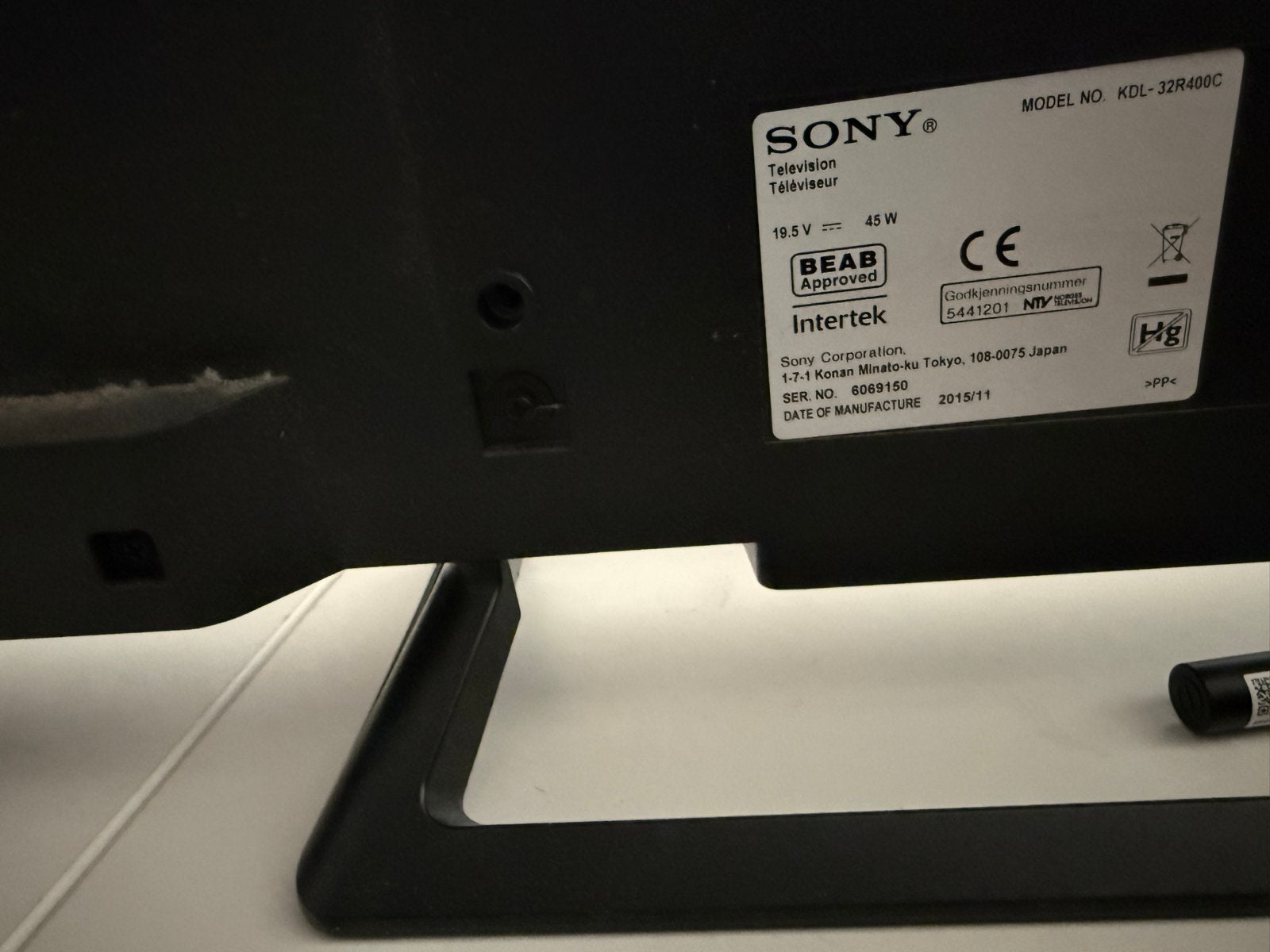 Sony Bravia KDL-32R400C HD Ready LED TV, Audio, Tv en Foto, Televisies, Ophalen, 50 Hz, HD Ready (720p), 80 tot 100 cm