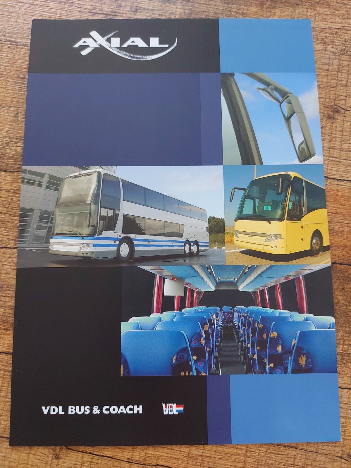 VDL Axial bus / touringcar folder, Ophalen of Verzenden, Zo goed als nieuw, Overige merken