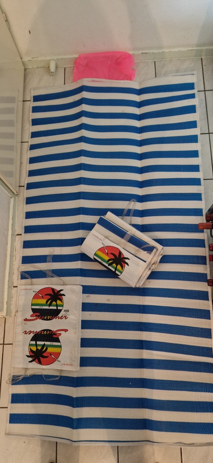 2x strandmatten, Ophalen of Verzenden, Zo goed als nieuw