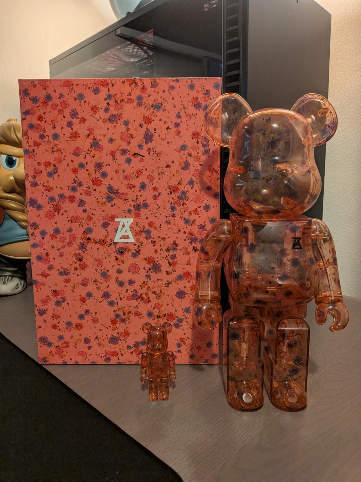 Bearbrick Anrealage Red Clear Ver. 100% + 400%, Ophalen of Verzenden