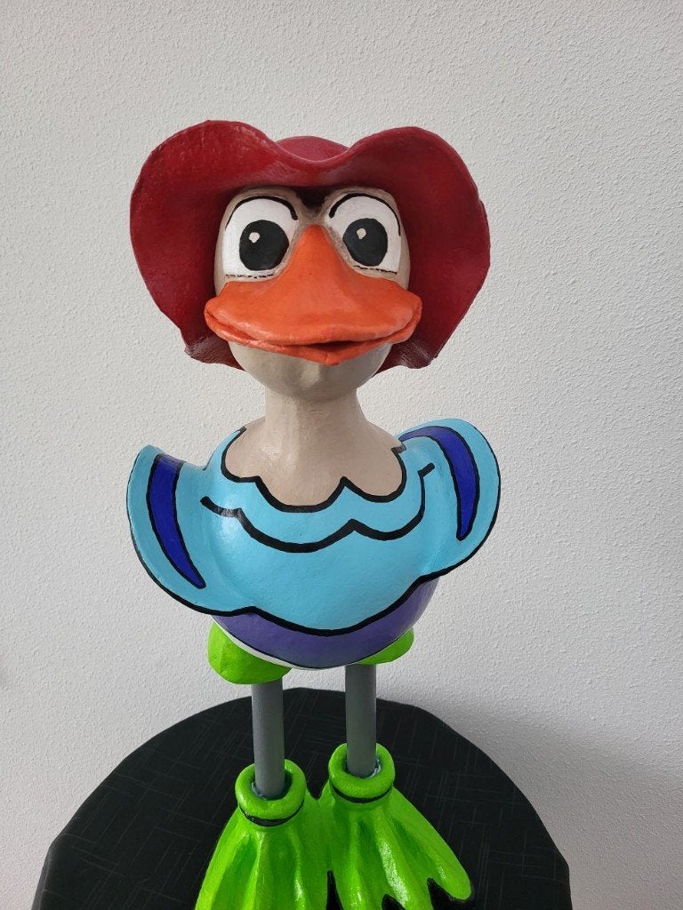 RARE VOGEL OP HOGE POTEN, beeld, keramiek, Verzamelen, Beelden en Beeldjes, Ophalen, Nieuw, Fantasy