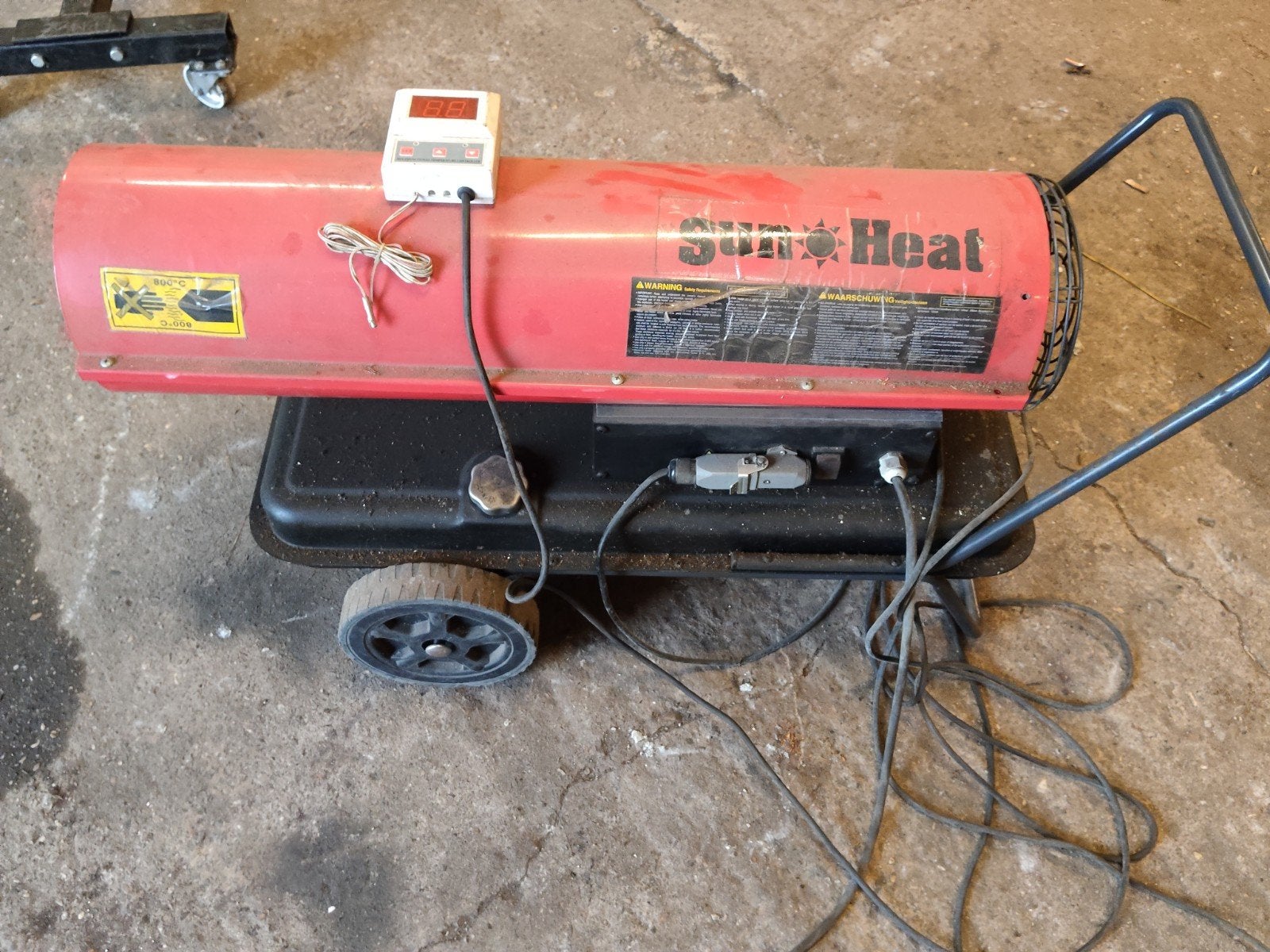 Sun Heat DH-30+THERM Kerosine Heater 30 kW, Ophalen, 30 tot 80 cm, Gebruikt, Kachel