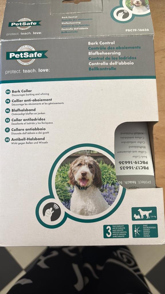 Blaf-halsband  Petsafe, Verzenden, Zo goed als nieuw