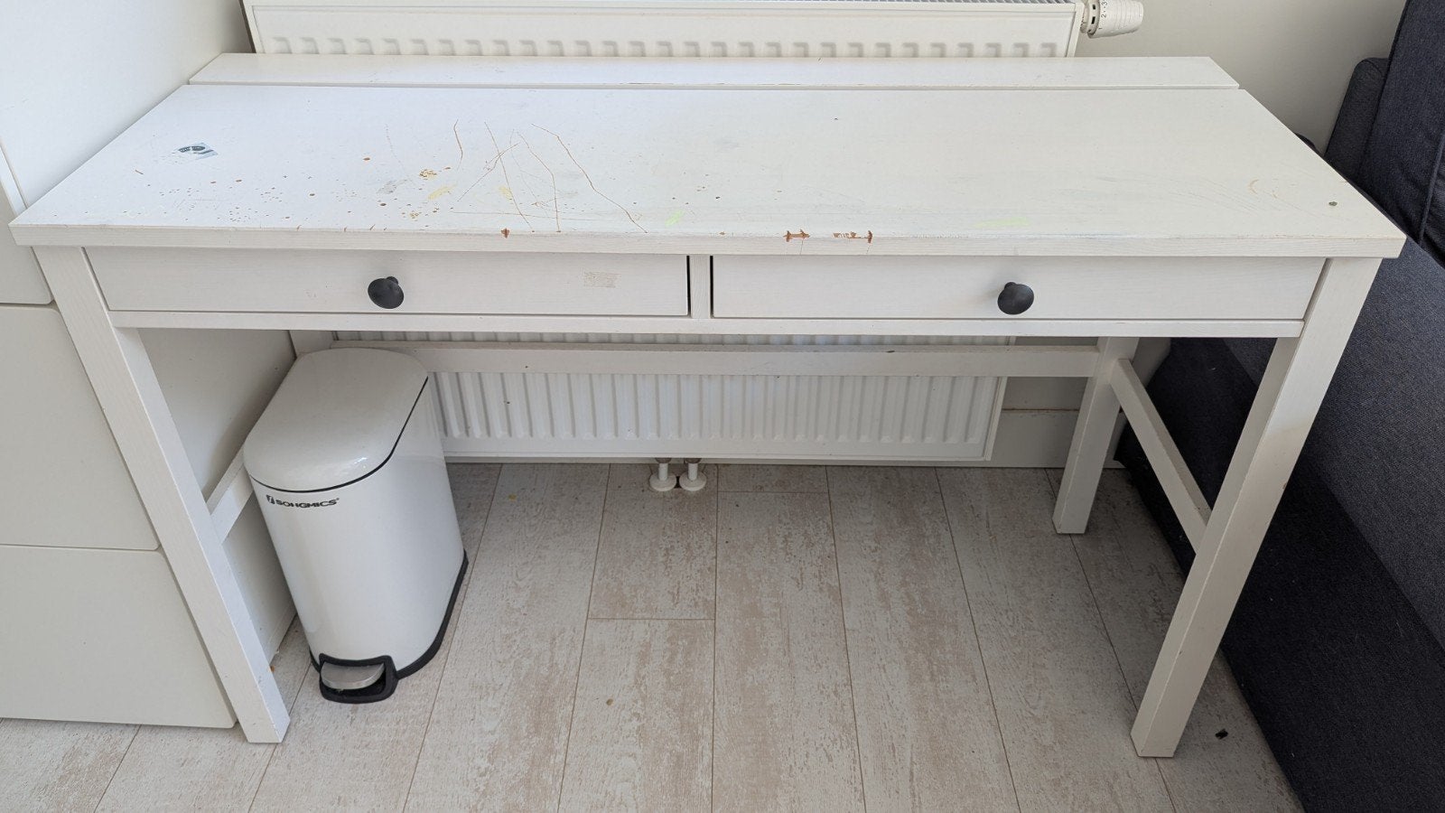 Hemnes bureau wit, Ophalen, Gebruikt