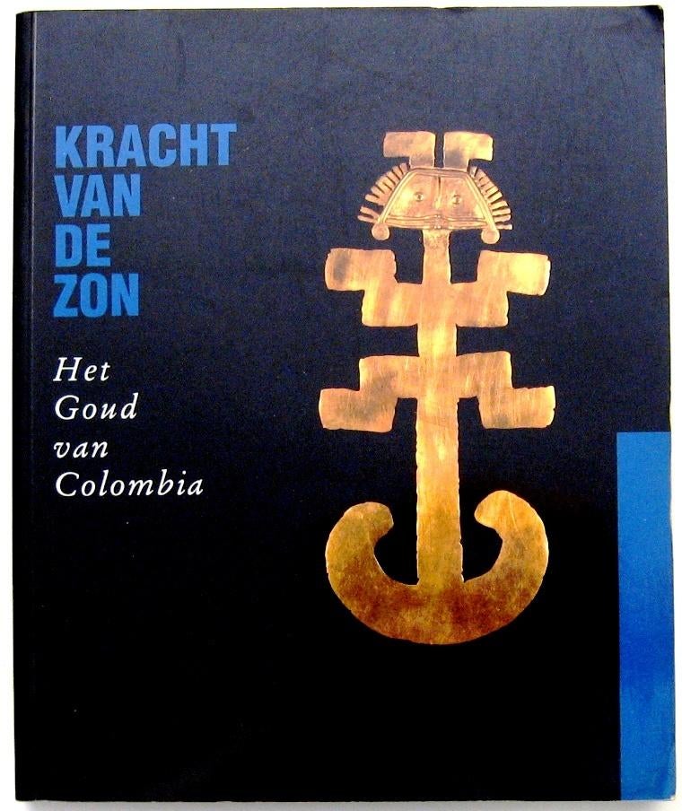 Kracht van de Zon PB Pre-Columbiaanse Kunst Goud sieraden, Antiek en Kunst, Ophalen of Verzenden