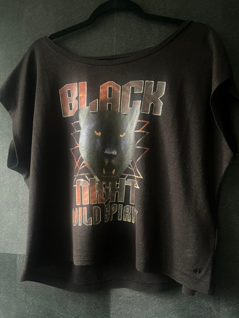 Black Panther shirt, Zwart, Ophalen of Verzenden, Zo goed als nieuw, Korte mouw