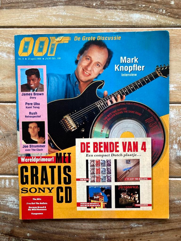 OOR Magazine 1988 RUSH Dire Straits THE CLASH James Brown, Boeken, Ophalen of Verzenden, Zo goed als nieuw, Muziek, Film of Tv