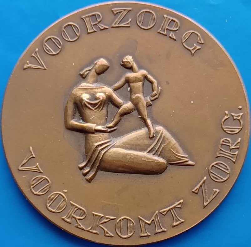 Penning De Nederlanden 1845 - Voorzorg voorkomt Zorg, Verzenden, Brons, Nederland