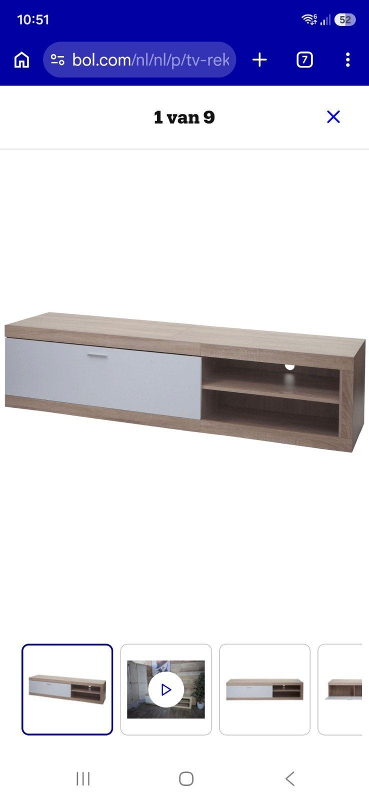 televisie meubel en bijpassende salontafel, Ophalen, 25 tot 50 cm, 50 tot 100 cm, Minder dan 100 cm