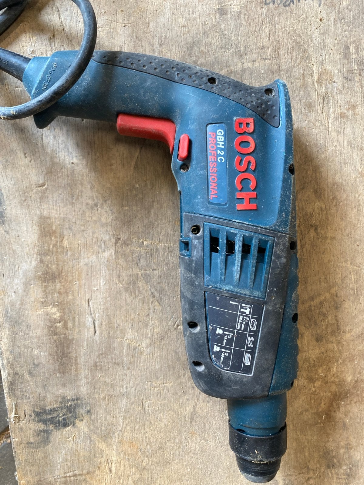 Bosch GBH kooi 2C Professional Boorhamer, Boor- en/of Breekhamer, Ophalen of Verzenden, Klopboormechanisme, Gebruikt