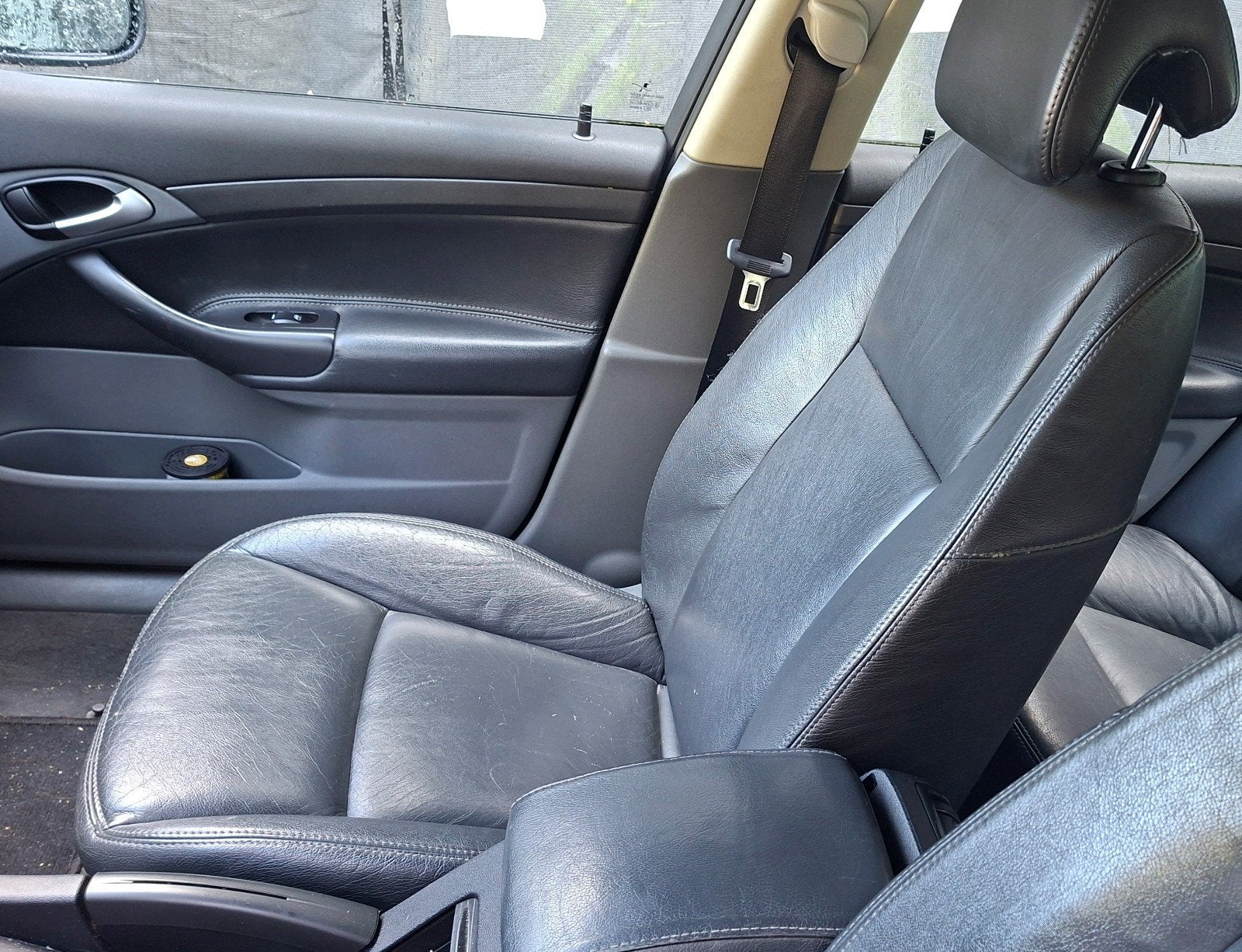Complete set Zwart Lederen Interieur Saab 9-3 Sport Sedan, Ophalen, Nieuw, Saab