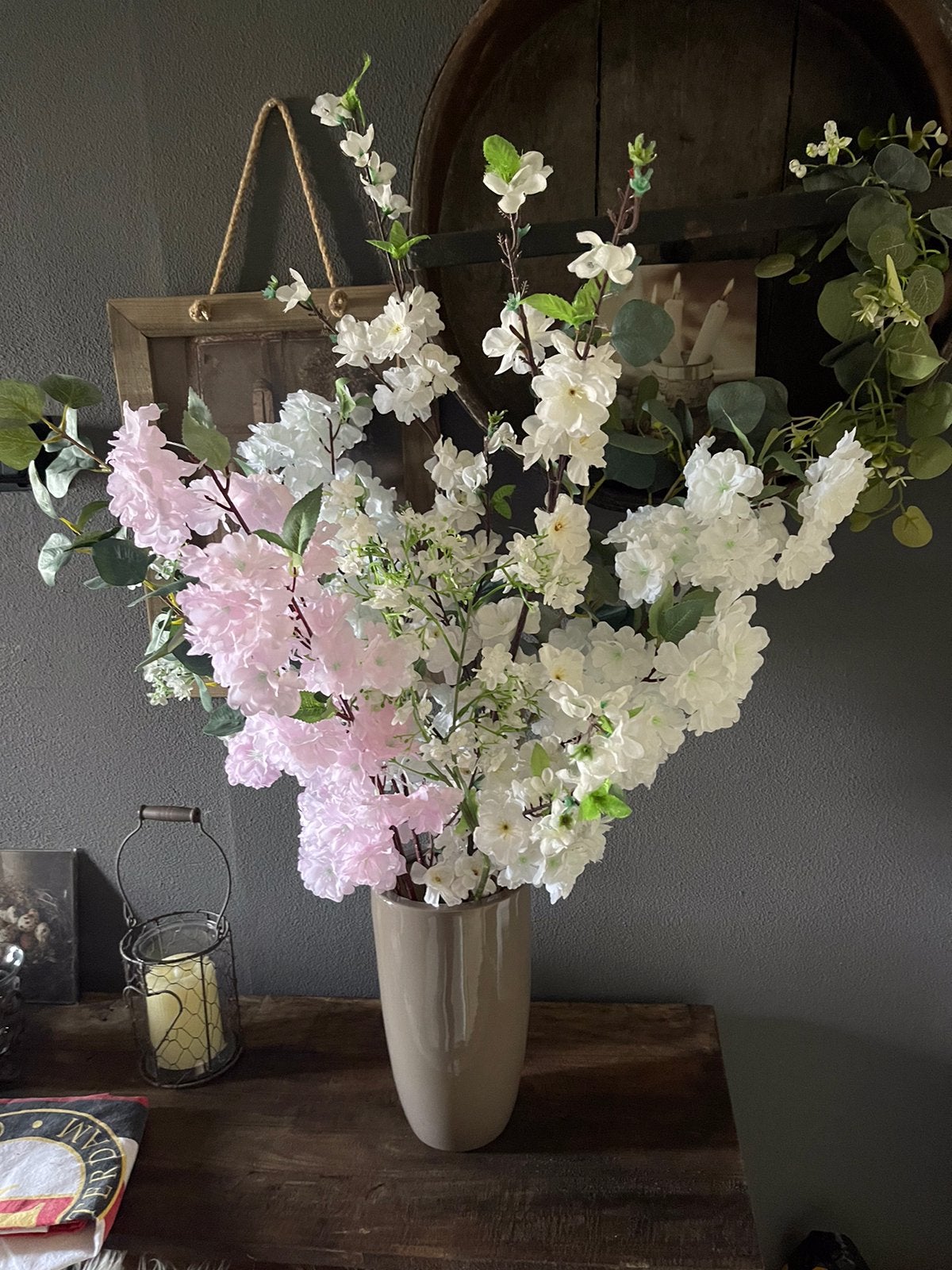 Boeket kunst bloemen, Ophalen, Zo goed als nieuw