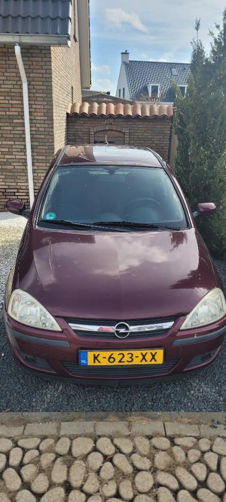 Opel 2003 Rood, Auto's, Voorwielaandrijving, 74 pk, 31 €/maand, Handgeschakeld