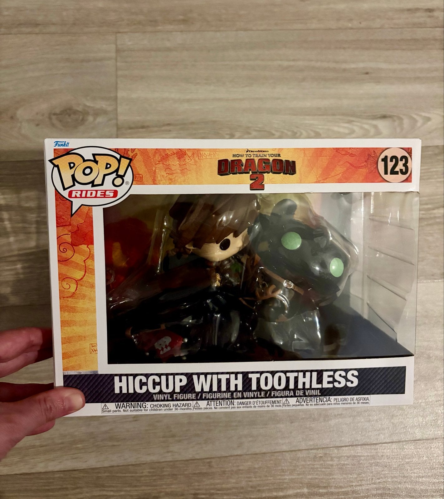Funko Pop! Rides: Hiccup with Toothless #123 nieuw, Ophalen of Verzenden, Nieuw