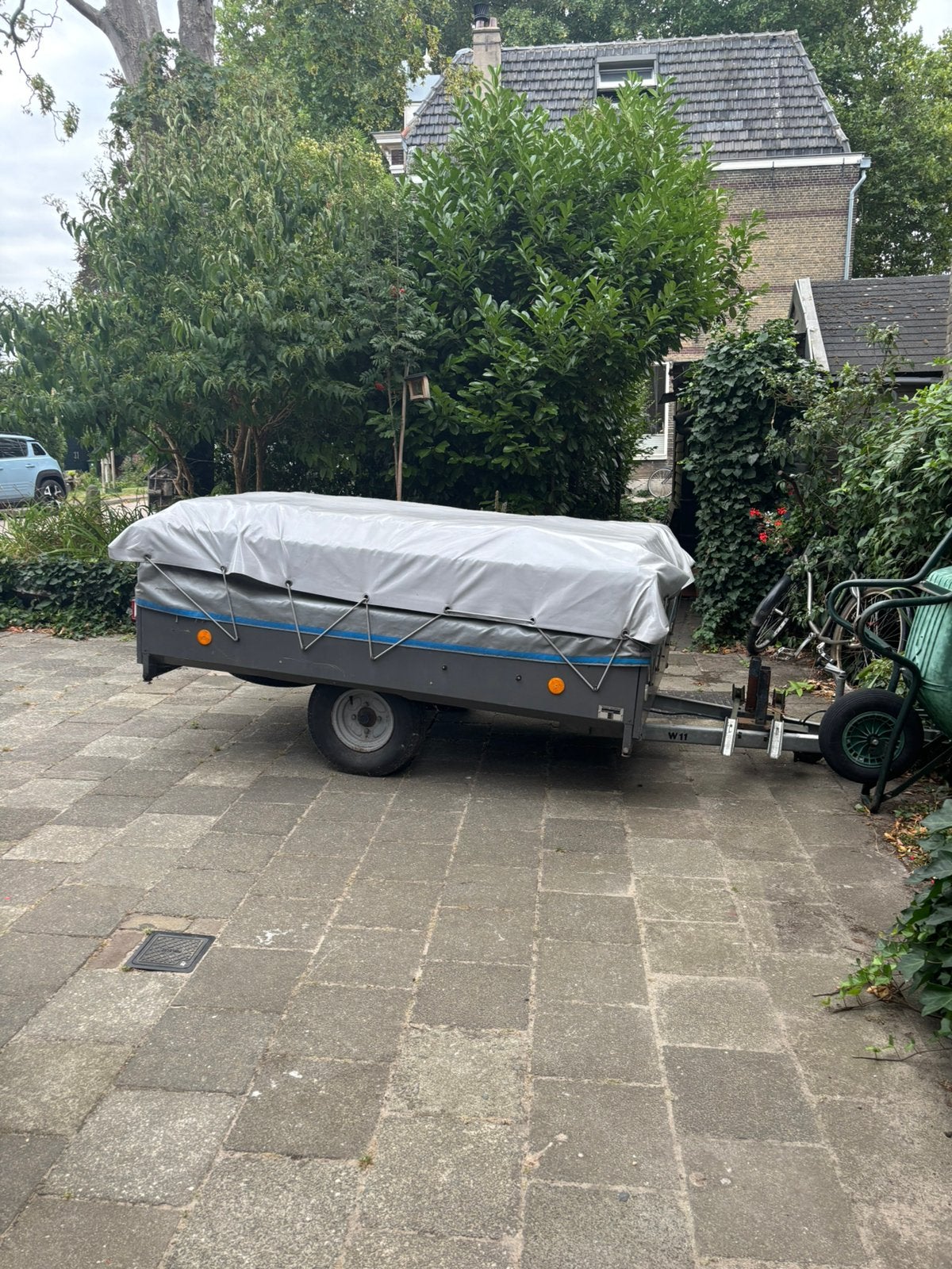 Onderdeel van vouwwagen, Ophalen, Gebruikt