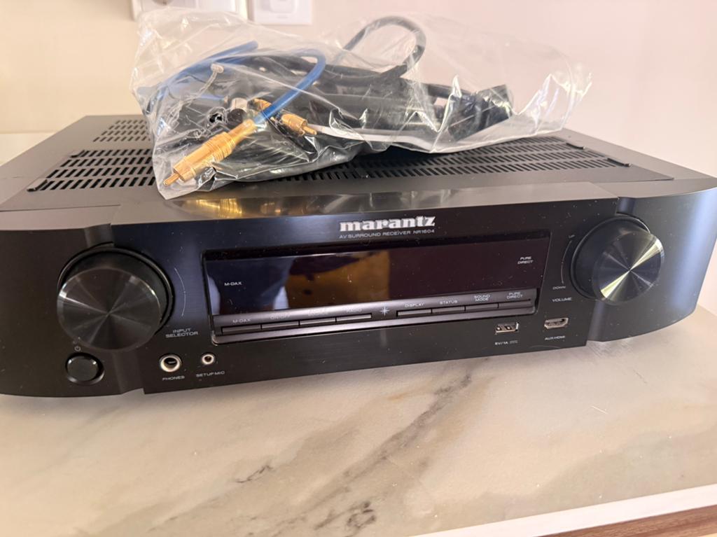 Marantz NR1604 AV Receiver / Versterker – Slimline, 7.1-systeem, Zo goed als nieuw, Overige spelers, 40 tot 70 watt