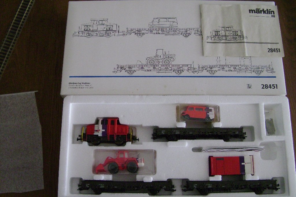 Marklin 28451 Treinset Strukton, Hobby en Vrije tijd, Wisselstroom, Treinset, Ophalen of Verzenden, Zo goed als nieuw