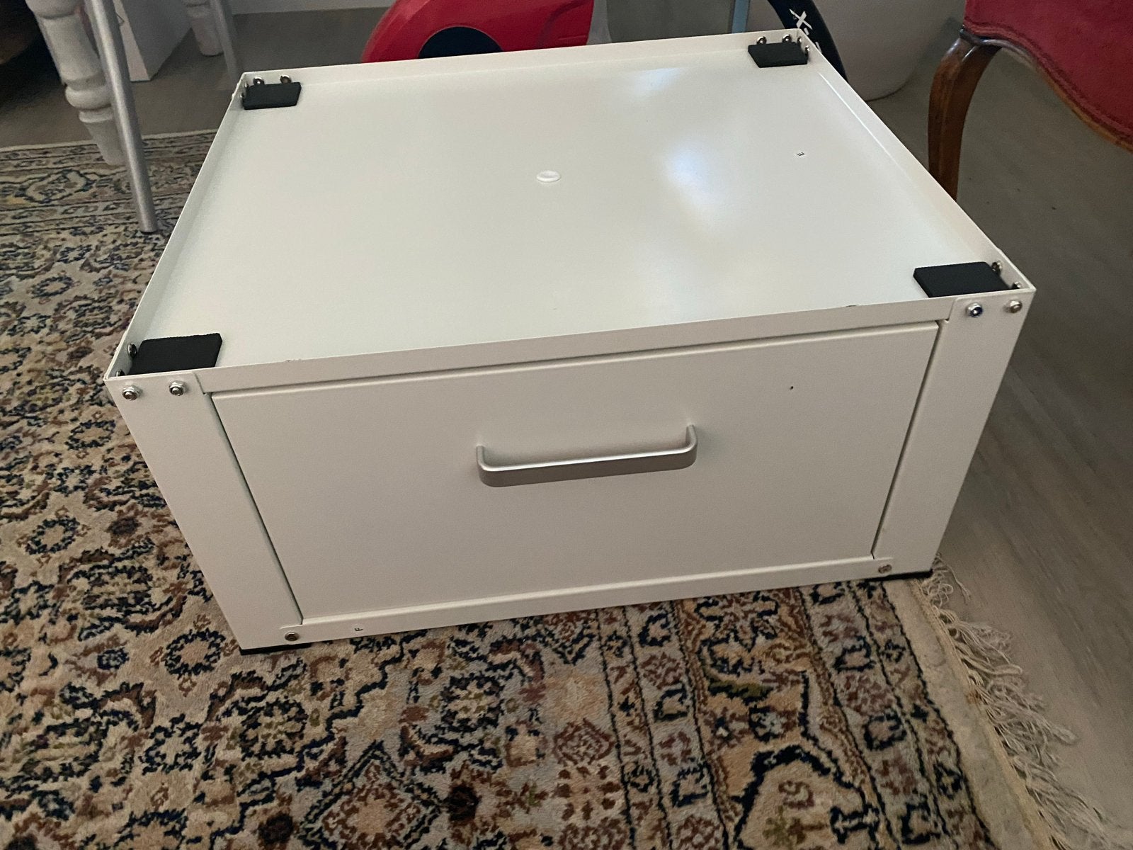 Witte ladekast met één lade voor wasmachine of droger, Ophalen, Nieuw