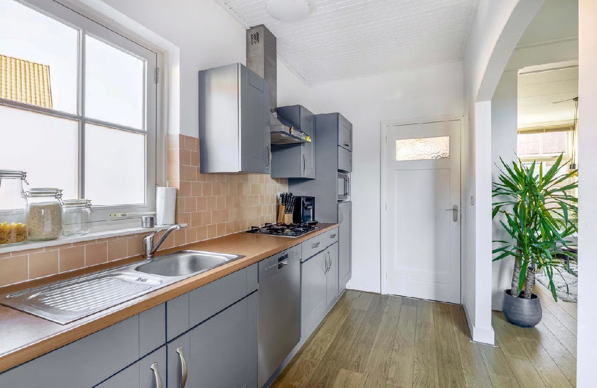 Gehele keuken te koop + apparatuur!, Ophalen, Gebruikt, Enkelwandige keuken, Hout