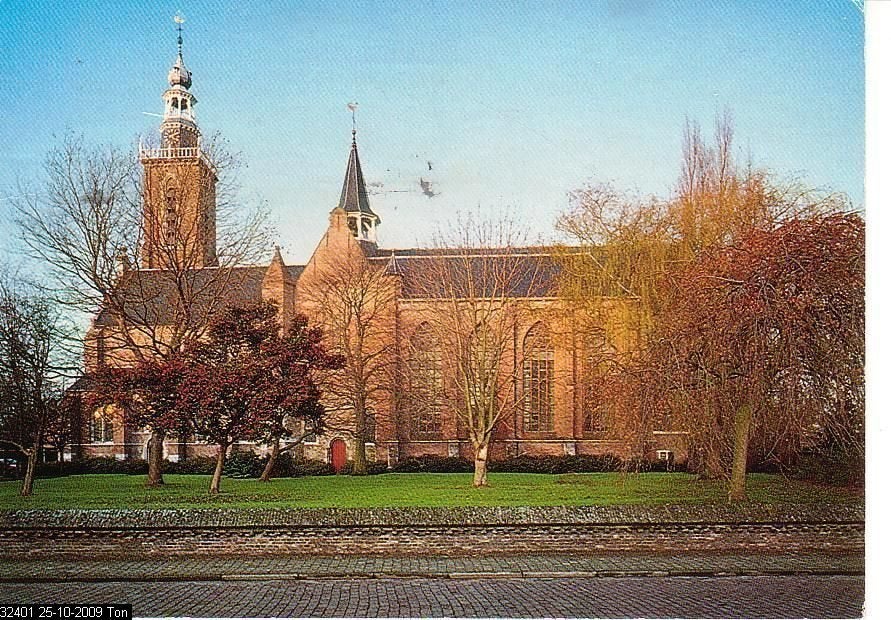 Ansichtkaart	Aardenburg	St Baafskerk, Verzenden, 1960 tot 1980, Gelopen, Zeeland