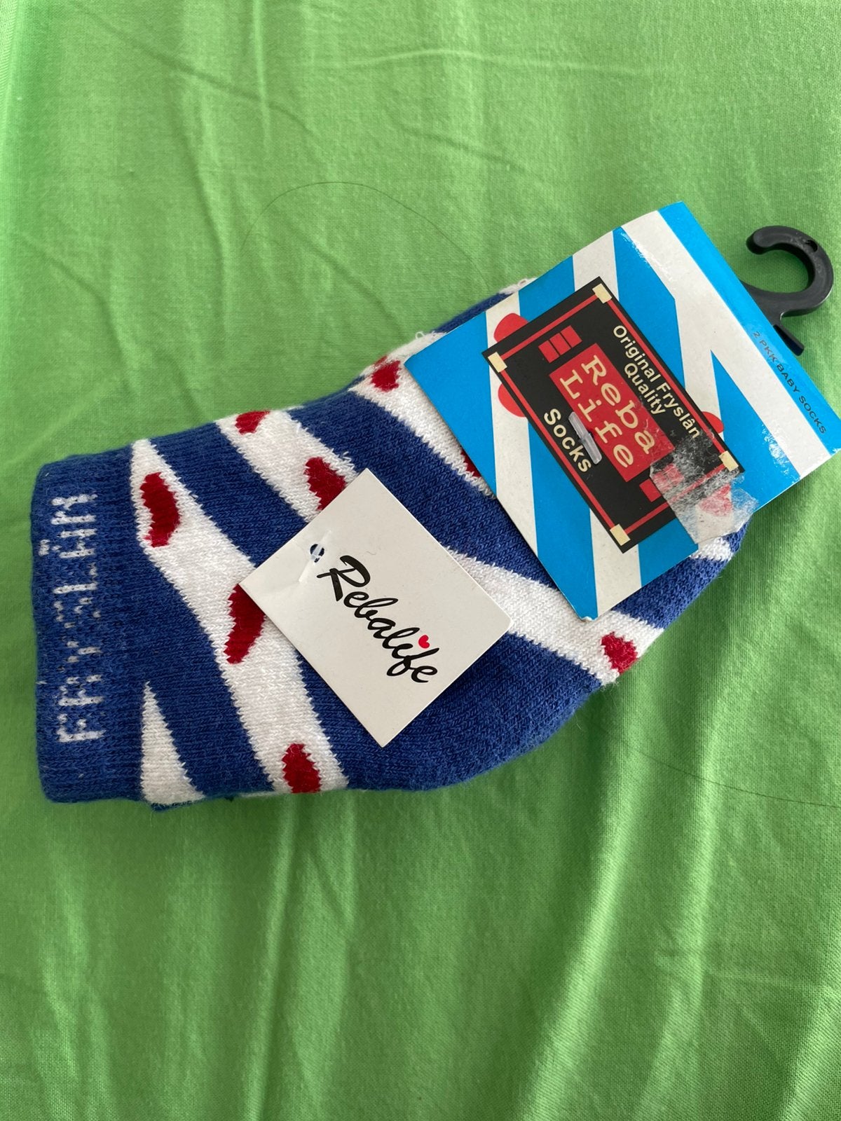 Friese vlag babysokjes, Verzenden, Nieuw, Jongetje of Meisje