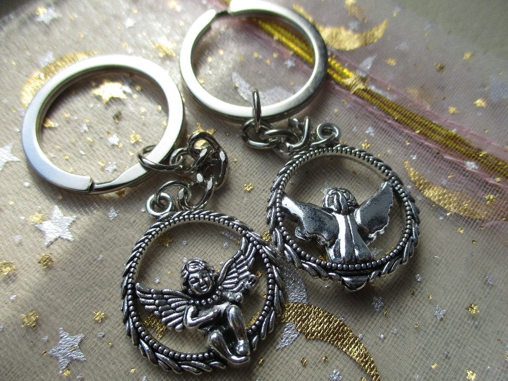 086/ DQ engel sleutelhangers, Ophalen of Verzenden, Nieuw, Hanger