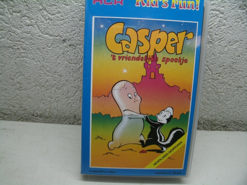 vhs 147a casper 't vriendelijke spookje ned gespr, Cd's en Dvd's, VHS | Kinderen en Jeugd, Alle leeftijden, Ophalen of Verzenden
