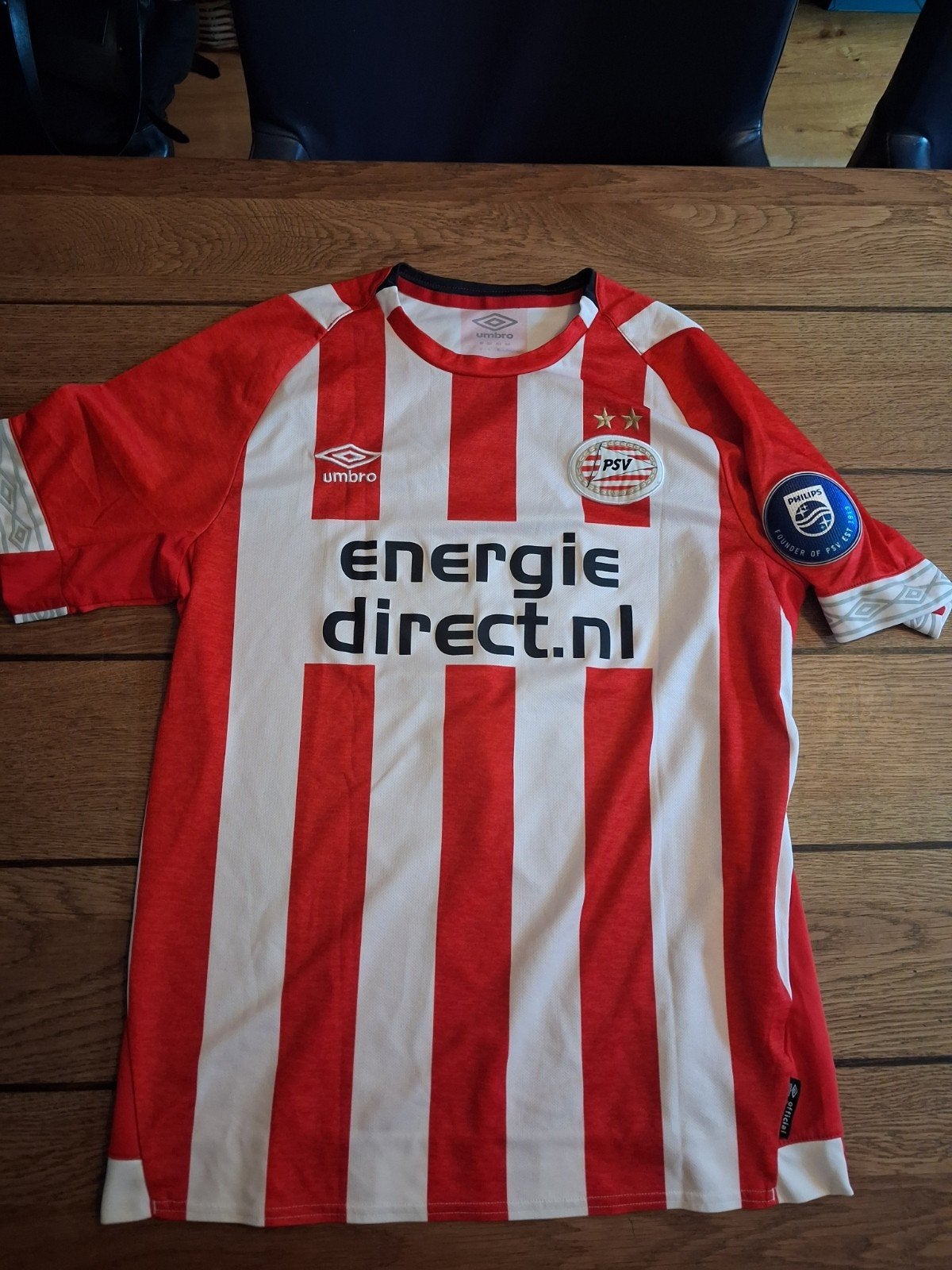 PSV shirt 2017/2018 l large match worn jeugd, Ophalen of Verzenden, Zo goed als nieuw, Shirt