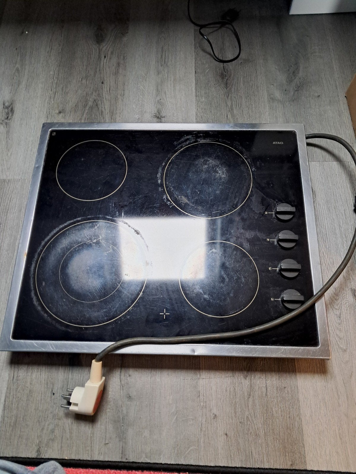 Kookplaat, Witgoed en Apparatuur, Ophalen, Gebruikt, 4 kookzones, Inbouw