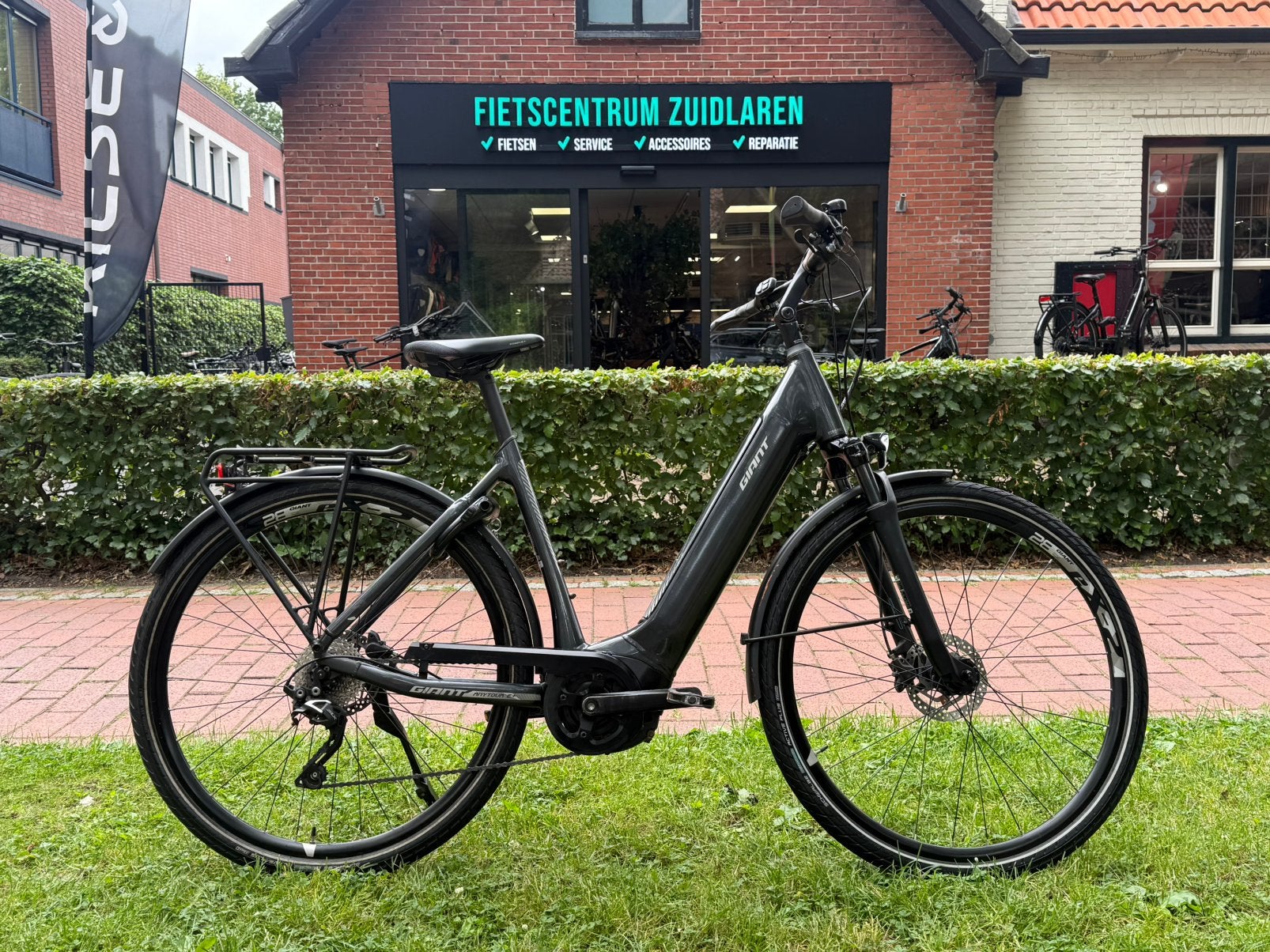 Giant Anytour E+ | Middenmotor | 500 accu | D53 cm, Fietsen en Brommers, Elektrische fietsen, Gebruikt, Giant, 51 tot 55 cm, Zuidlaren