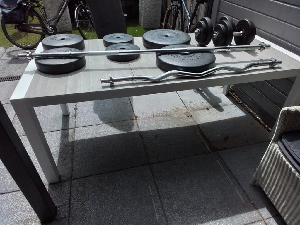 Gorilla fitness set, Ophalen of Verzenden, Zo goed als nieuw