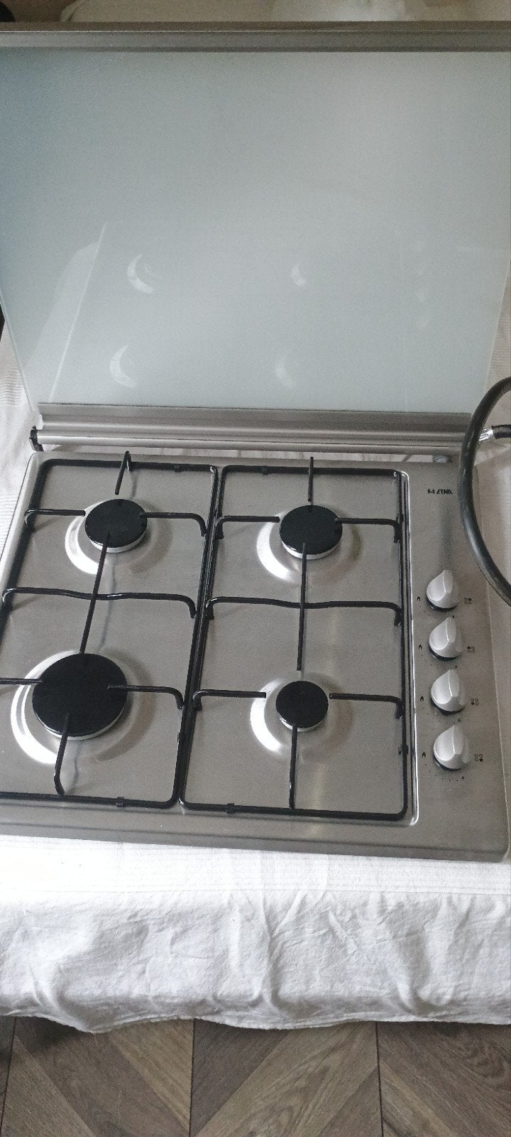 ETNA KCV360RVSAE Gasfornuis met 4 kookzones, Witgoed en Apparatuur, Fornuizen, Ophalen, Gebruikt, 60 cm of meer, 4 kookzones