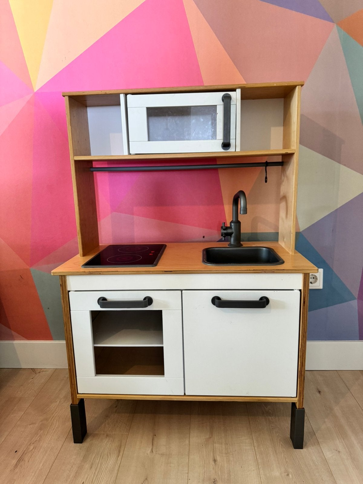 Ikea keukentje met keukenspulletjes, Ophalen, Gebruikt, Hout, Speelkeuken
