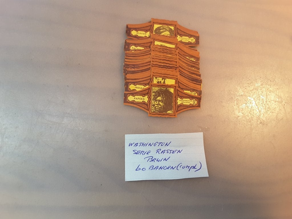 Sigarenbandjes washington serie rassen, Ophalen of Verzenden, Zo goed als nieuw, Sigarenbandjes