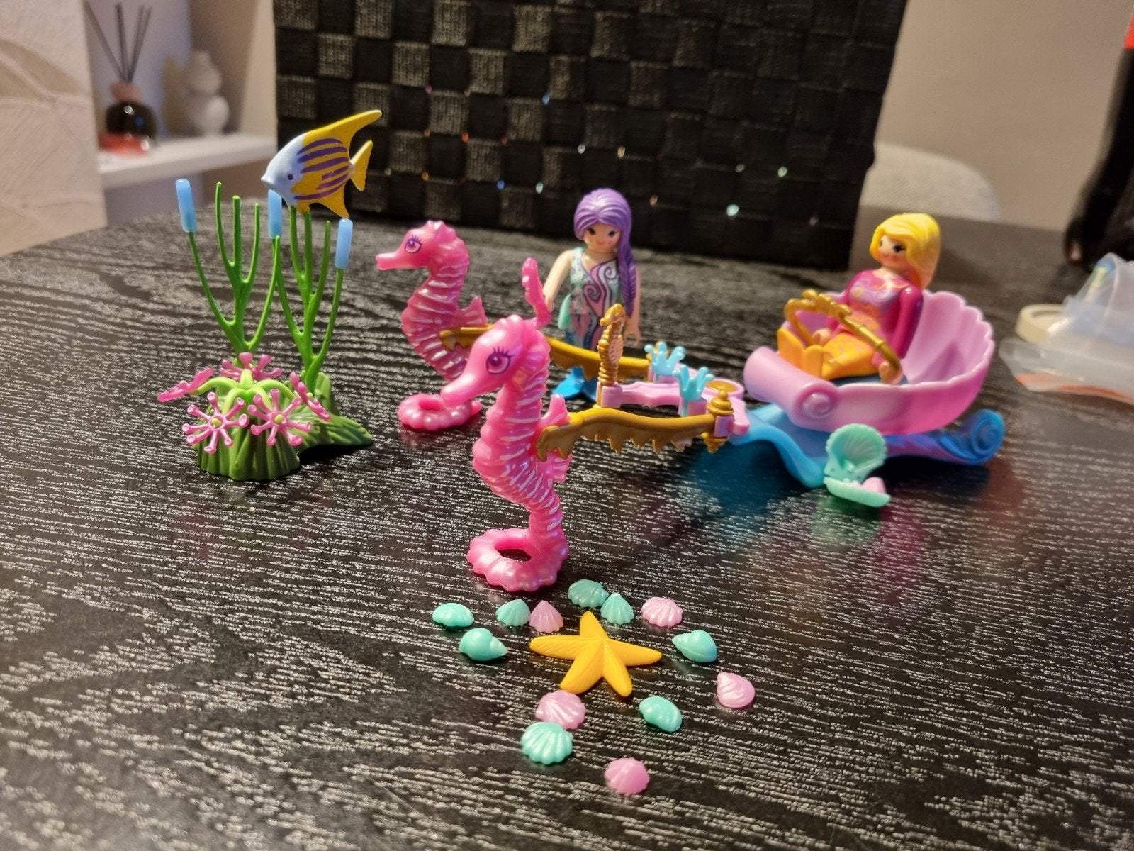 Playmobil 70033 Koets met Zeepaardjes - Zeemeermin Wereld, Complete set, Fantasy, Overige typen, Ophalen of Verzenden