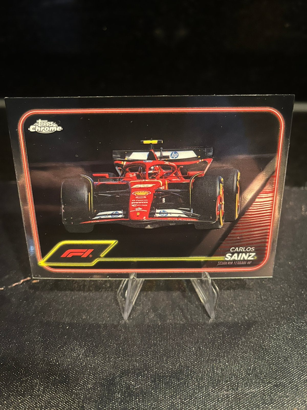 Carlos Sainz Topps Chrome Formula 1 kaart., Ophalen of Verzenden, Zo goed als nieuw, Plaatje