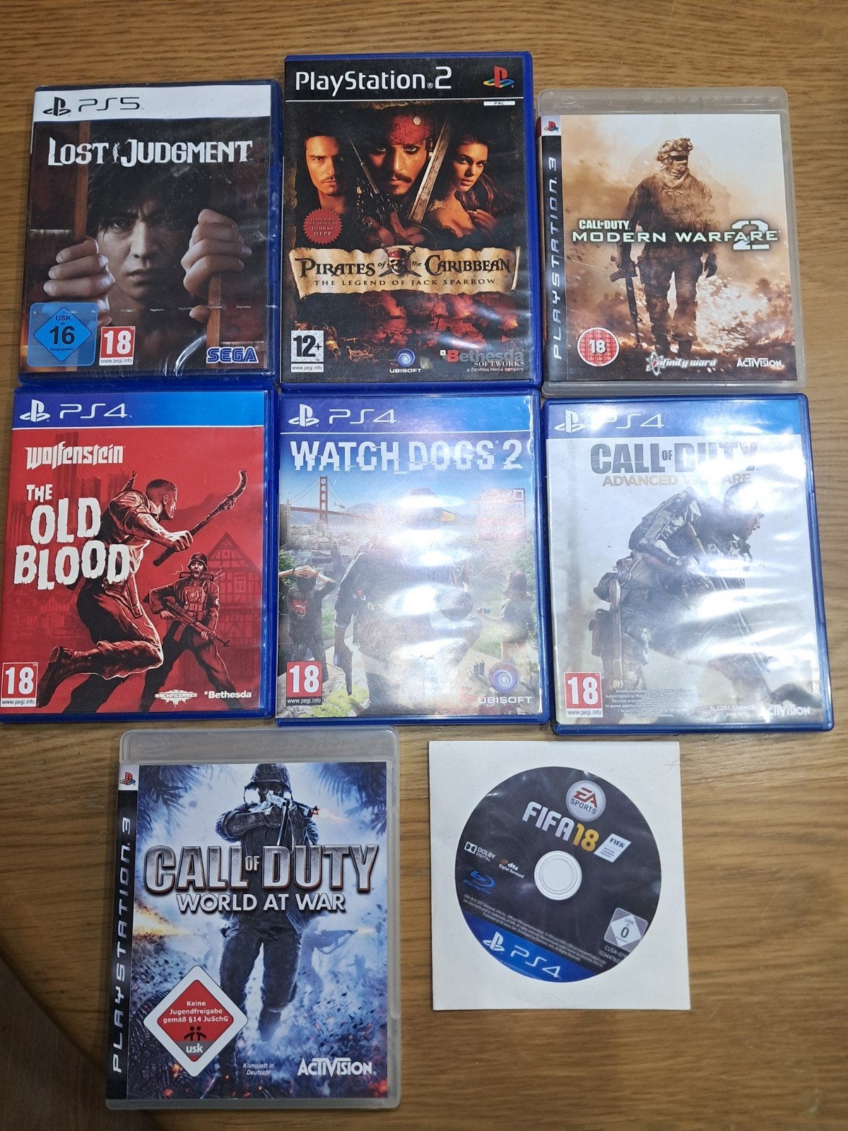 Collectie PlayStation spellen te koop!, Online, Gebruikt, Vanaf 18 jaar, 1 speler