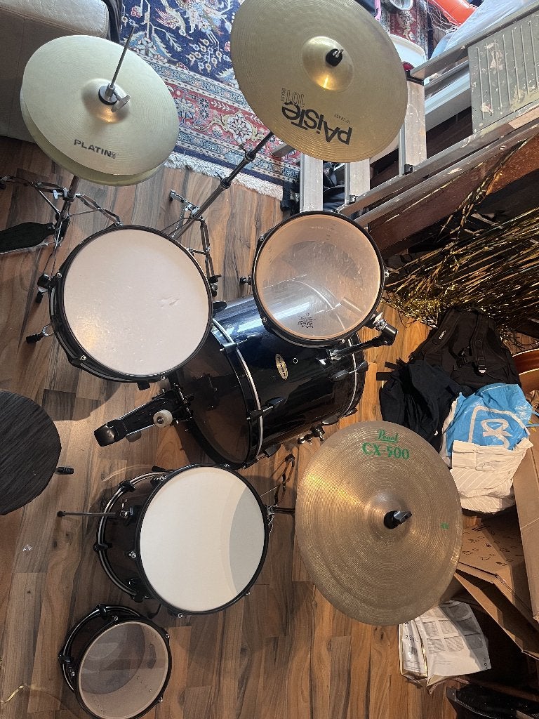 Platin begginers drumstel (gebruikt), Ophalen, Gebruikt, Overige merken