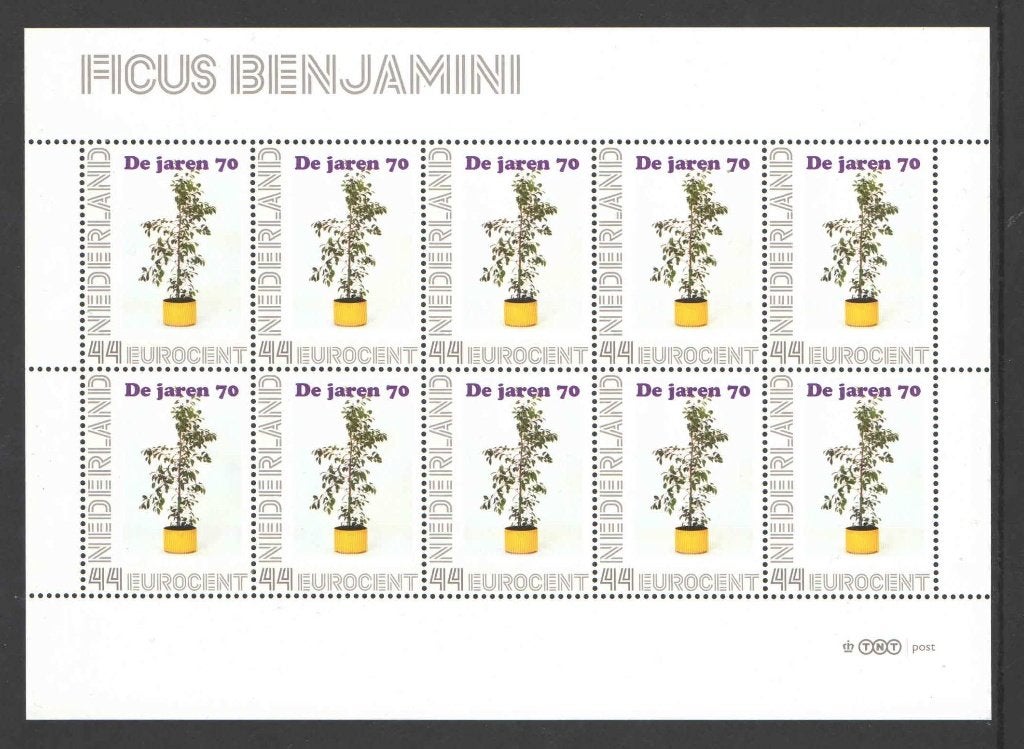 Nostalgie op Postzegels Jaren '70: Ficus Benjamini, Ophalen of Verzenden, Na 1940, Postfris