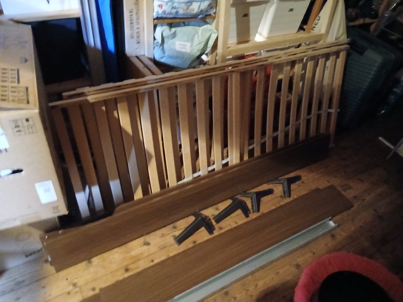 gratis twee persoonsbed 160 x 200 inclusief lattenbodem, Ophalen, Tweepersoons, 160 cm, Hout