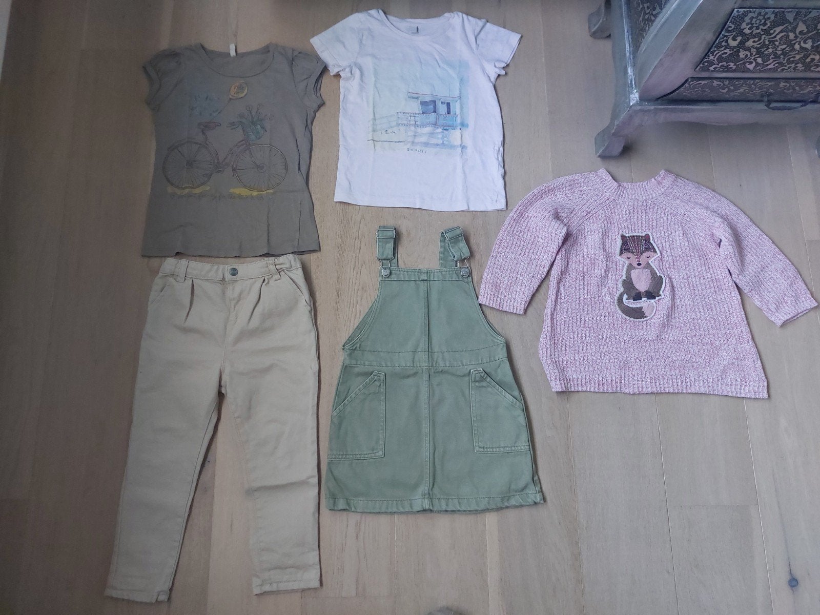 5x MERKKLEDING MEISJE MAAT 104 Benetton, Esprit, Mila Star, Ophalen of Verzenden, Zo goed als nieuw, Maat 104